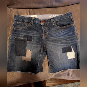 Gap 1969 Distressed Denim Shorts 💙 Blue